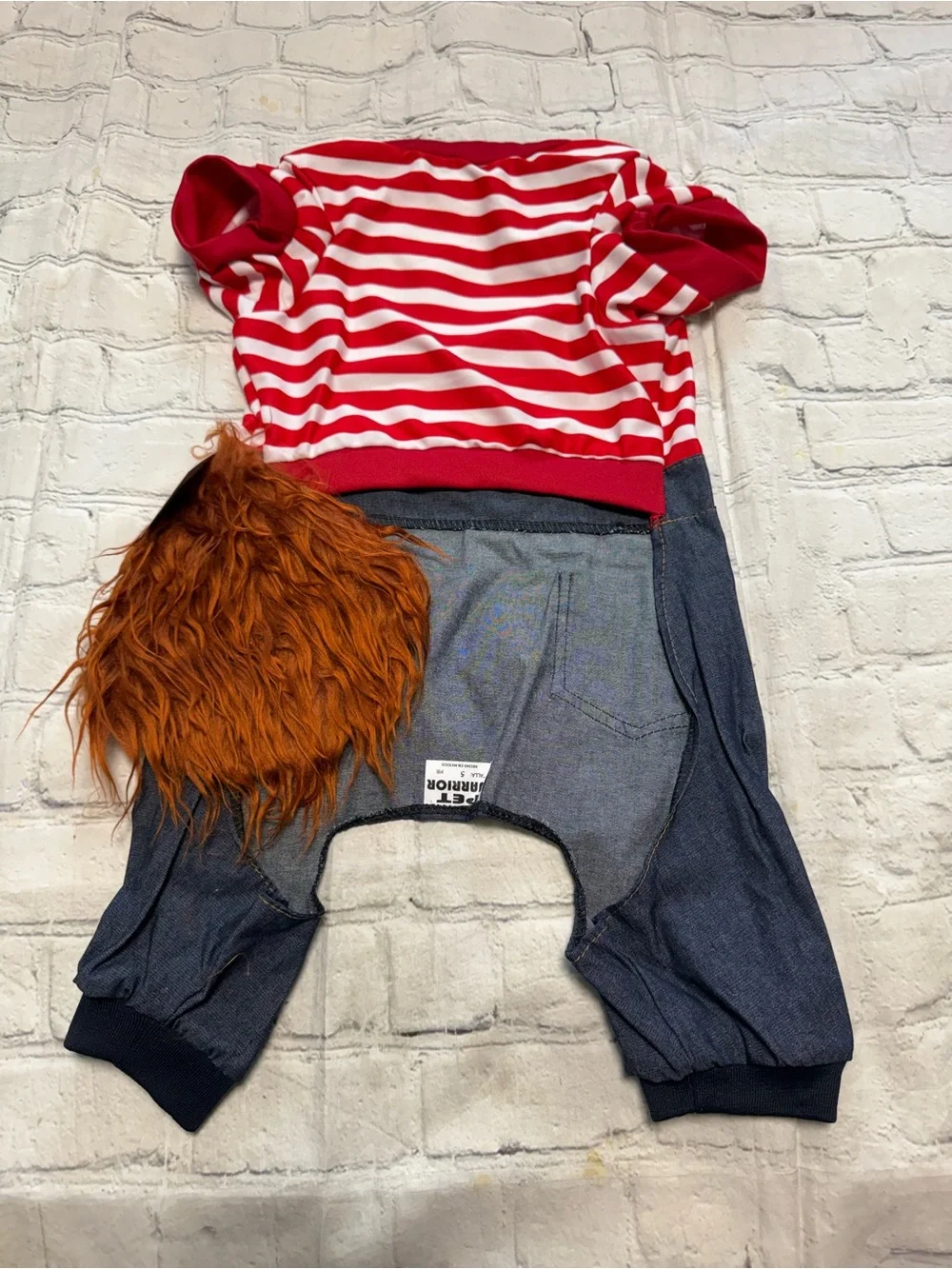 Pet Warrior Dog/Cat FREDDY KRUEGER Custome. Halloween costume.